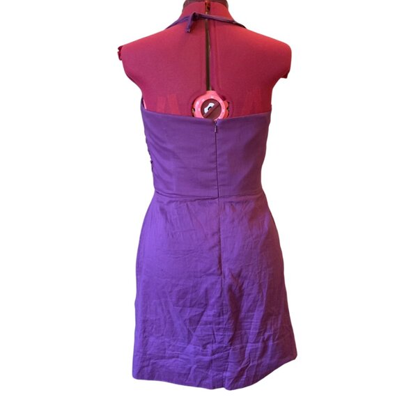 AFTER SIX - burgundy / purple - Tube short cocktail/ Bridesmaides dress - Medium - Picture 3 of 9